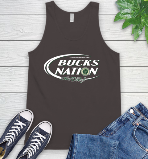 NBA A True Friend Of The Milwaukee Bucks Dilly Dilly Basketball Sports Tank Top 6