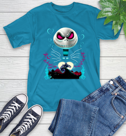 NHL Vancouver Canucks Jack Skellington Sally The Nightmare Before Christmas Hockey T-Shirt 9