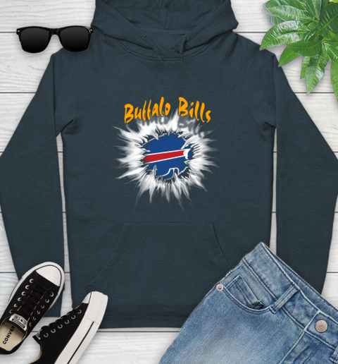 Buffalo Bills NFL Football Adoring Fan Rip Sports Youth Hoodie 10