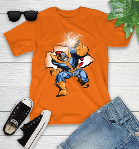 Kansas City Chiefs NFL Football Thanos Avengers Infinity War Marvel Youth T-Shirt 9