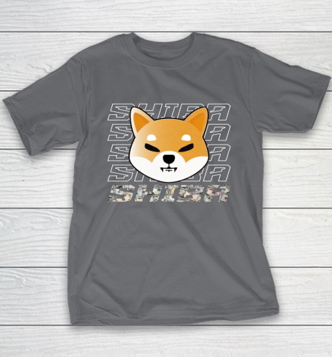 Shiba Coin Cryptocurrency SHIB Token Hoder Youth T-Shirt 6
