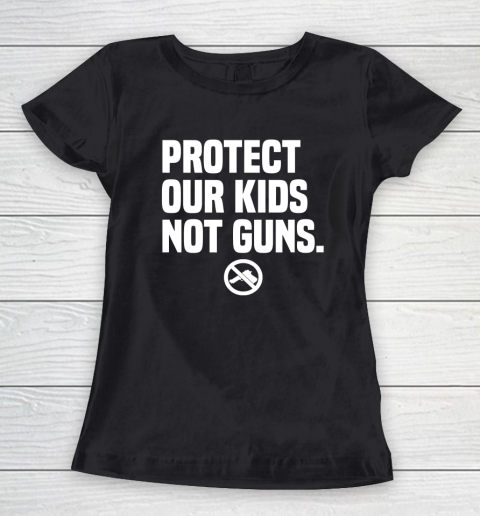 Wear Orange Protect Our Kids Not Guns Shirt End Gun Violence Women's T-Shirt 2