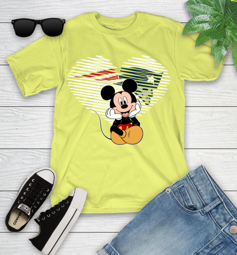 NFL New England Patriots The Heart Mickey Mouse Disney Football T Shirt_000 Youth T-Shirt 10