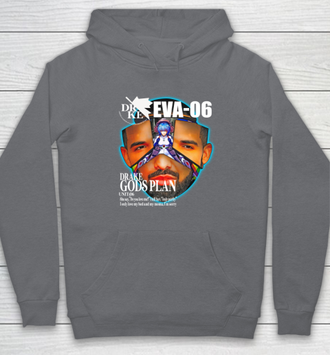 Drake Evangelion Shirt Drake Eva 06 Drake Gods Plan Hoodie 3
