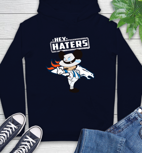 NFL Hey Haters Mickey Football Sports Denver Broncos Hoodie 3