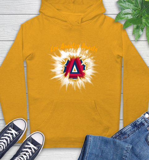 Los Angeles Angels MLB Baseball Adoring Fan Rip Sports Hoodie 2