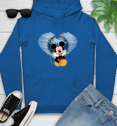NHL Buffalo Sabres The Heart Mickey Mouse Disney Hockey Youth Hoodie 11