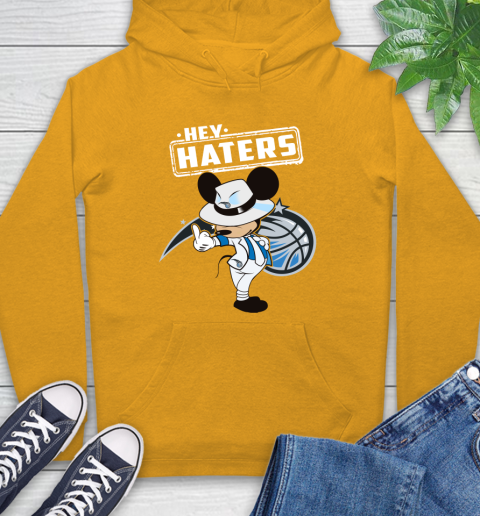 NBA Hey Haters Mickey Basketball Sports Orlando Magic Hoodie 2