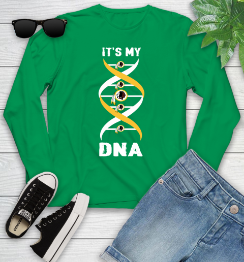 Washington Redskins NFL Football It's My DNA Sports Youth Long Sleeve 7