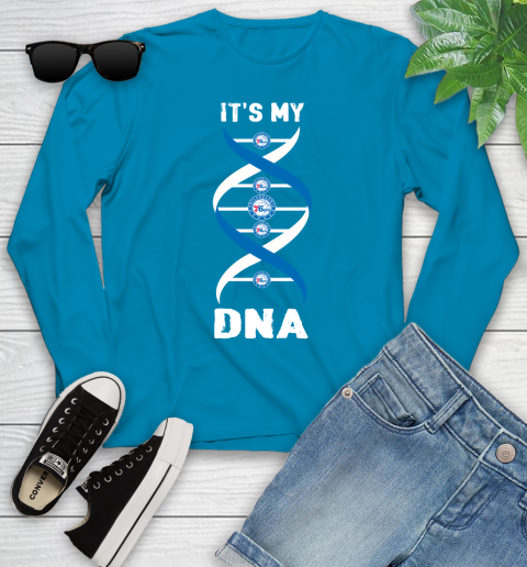 Philadelphia 76ers NBA Basketball It's My DNA Sports Youth Long Sleeve 8