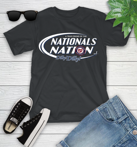 MLB A True Friend Of The Washington Nationals Dilly Dilly Baseball Sports Youth T-Shirt