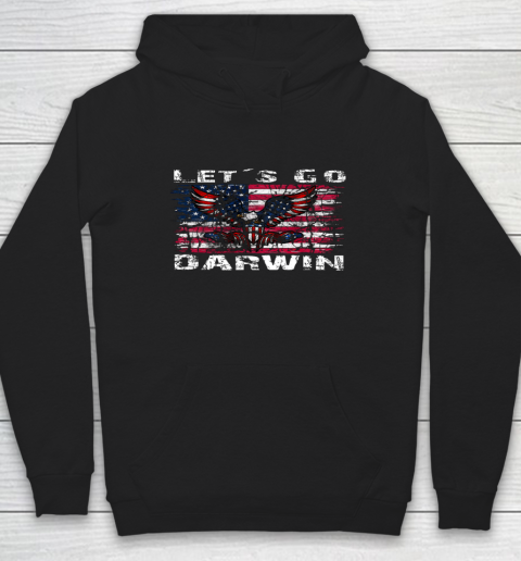 Let's go Darwin America Flag Eagle Hoodie 9