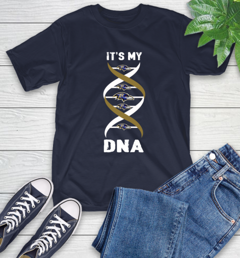 Baltimore Ravens NFL Football It's My DNA Sports T-Shirt 3