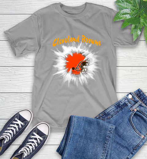 Cleveland Browns NFL Football Adoring Fan Rip Sports T-Shirt 6