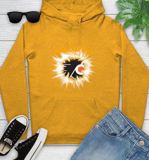Philadelphia Flyers NHL Hockey Adoring Fan Rip Sports Youth Hoodie 2
