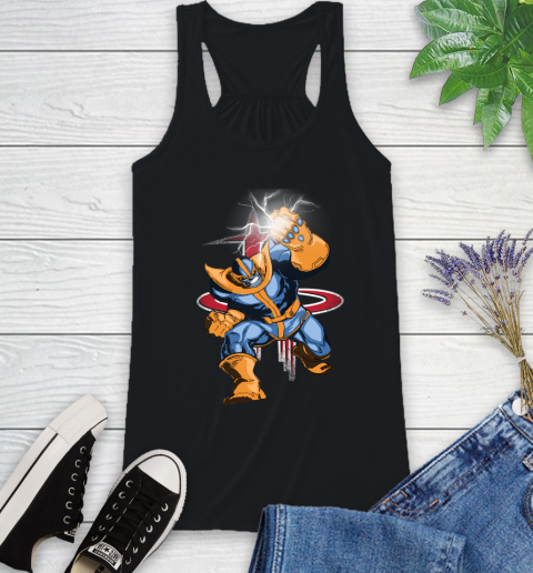 Houston Rockets NBA Basketball Thanos Avengers Infinity War Marvel Racerback Tank