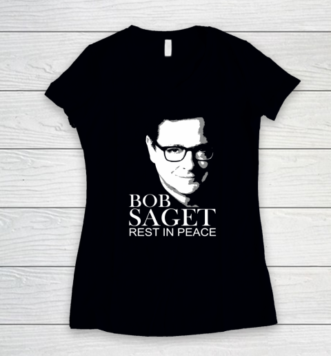 Bob Saget 1956 2022  Rest In Peace  RIP Women's V-Neck T-Shirt 8
