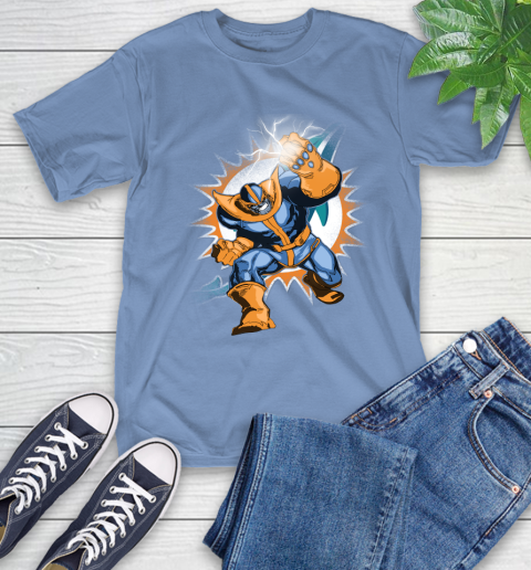 Miami Dolphins NFL Football Thanos Avengers Infinity War Marvel T-Shirt 12