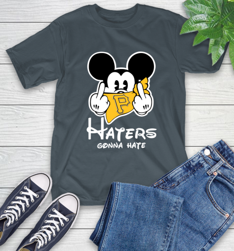 MLB Pittsburgh Pirates Haters Gonna Hate Mickey Mouse Disney Baseball T Shirt_000 T-Shirt 10