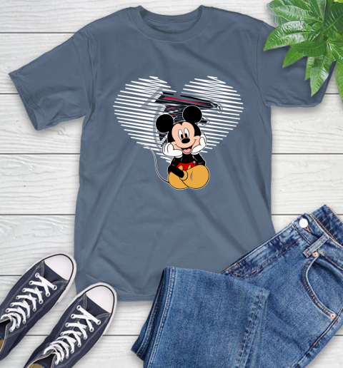 NFL Atlanta Falcons The Heart Mickey Mouse Disney Football T Shirt_000 T-Shirt 8