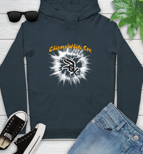 Chicago White Sox MLB Baseball Adoring Fan Rip Sports Youth Hoodie 10