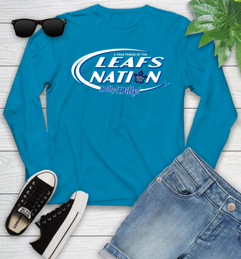 NHL A True Friend Of The Toronto Maple Leafs Dilly Dilly Hockey Sports Youth Long Sleeve 8