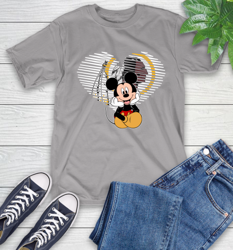 NFL Washington Redskins The Heart Mickey Mouse Disney Football T Shirt_000 T-Shirt 6