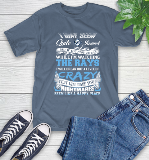 Tampa Bay Rays MLB Baseball Don't Mess With Me While I'm Watching My Team T-Shirt 8