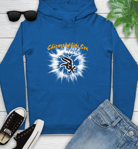 Chicago White Sox MLB Baseball Adoring Fan Rip Sports Youth Hoodie 11