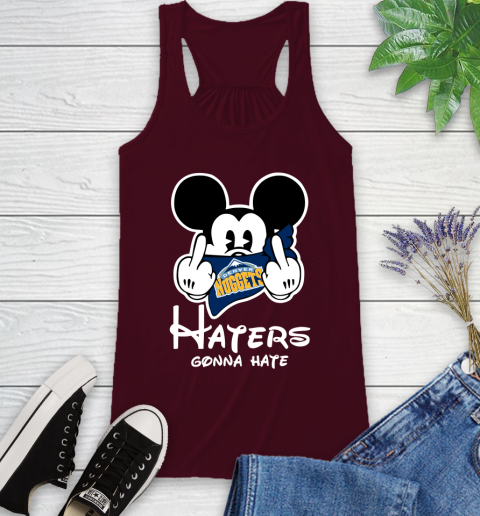 NBA Denver Nuggets Haters Gonna Hate Mickey Mouse Disney Basketball T Shirt Racerback Tank 2
