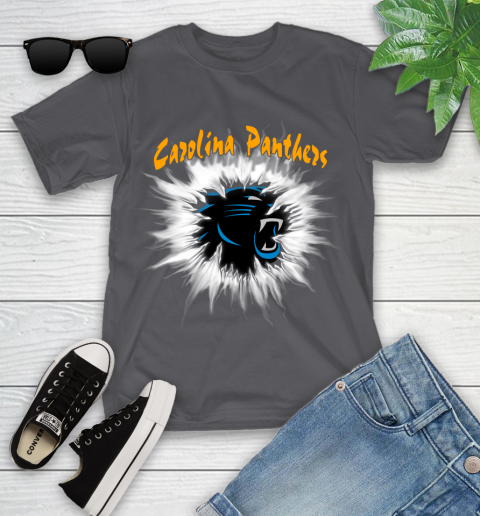 Carolina Panthers NFL Football Adoring Fan Rip Sports Youth T-Shirt 6