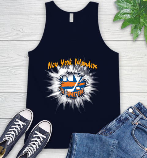 New York Islanders NHL Hockey Adoring Fan Rip Sports Tank Top 2