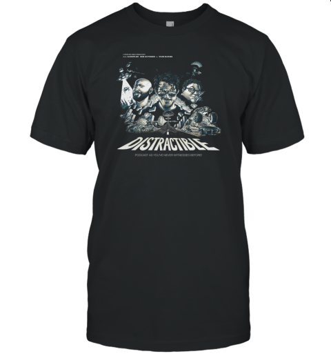 Distractible Merch MONOCHROME Unisex Jersey Tee
