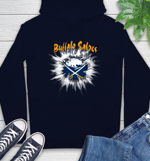 Buffalo Sabres NHL Hockey Adoring Fan Rip Sports Hoodie 3