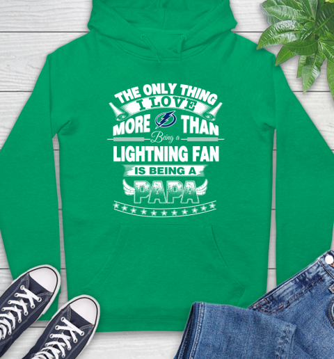 NHL The Only Thing I Love More Than Being A Tampa Bay Lightning Fan Is Being A Papa Hockey Hoodie 8