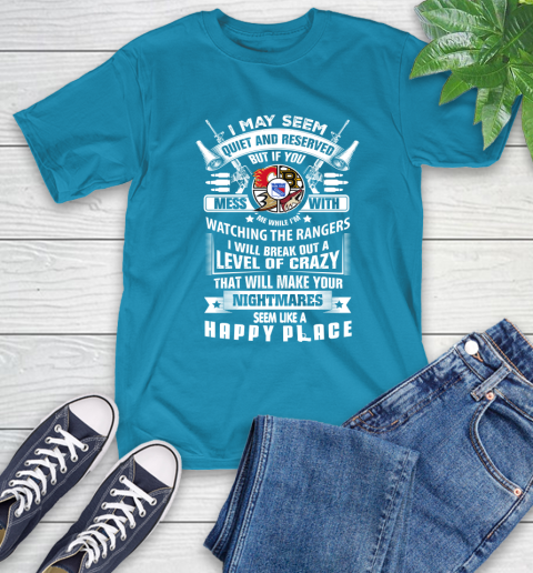 New York Rangers NHL Hockey Don't Mess With Me While I'm Watching My Team Sports T-Shirt 9