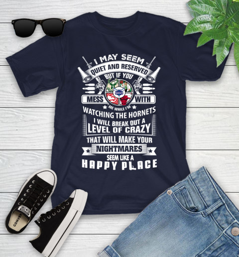 Charlotte Hornets NBA Basketball Don't Mess With Me While I'm Watching My Team Sports Youth T-Shirt 2