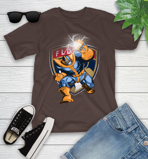 Florida Panthers NHL Hockey Thanos Avengers Infinity War Marvel Youth T-Shirt 7
