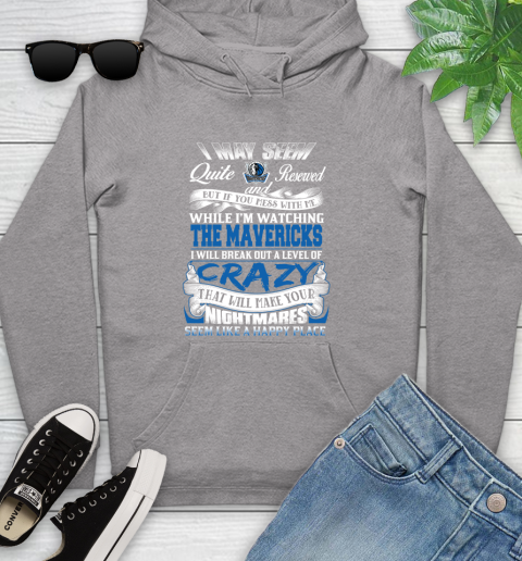 Dallas Mavericks NBA Basketball Don't Mess With Me While I'm Watching My Team Youth Hoodie 6