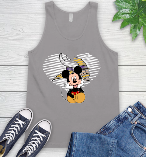 NFL Minnesota Vikings The Heart Mickey Mouse Disney Football T Shirt_000 Tank Top 3