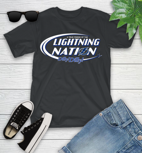 NHL A True Friend Of The Tampa Bay Lightning Dilly Dilly Hockey Sports Youth T-Shirt