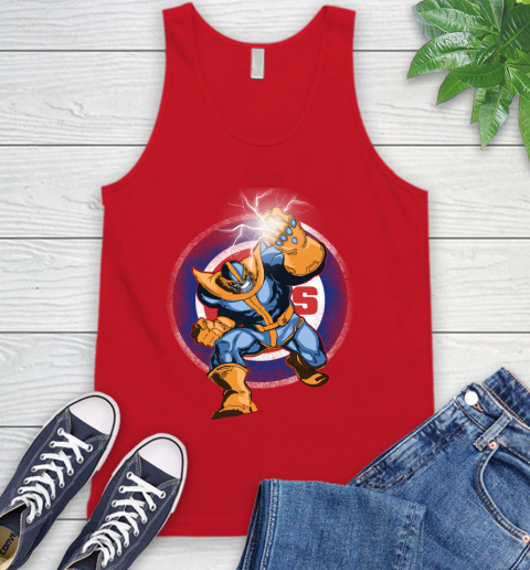 Chicago Cubs MLB Baseball Thanos Avengers Infinity War Marvel Tank Top 5