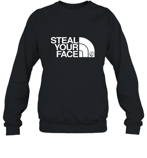 Grateful Dead Steal Your Face Jerry Garcia NorthFace Cotton T Shirt Sweatshirt