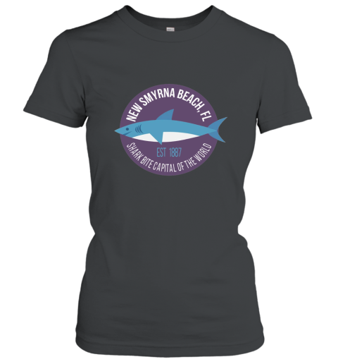 NSB New Smyrna Beach Florida Shark Bite T Shirt Women T-Shirt