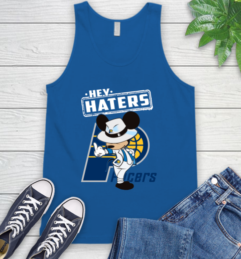 NBA Hey Haters Mickey Basketball Sports Indiana Pacers Tank Top 4