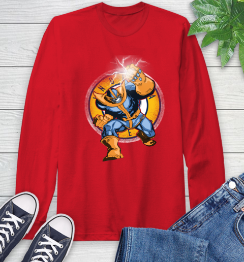 Indiana Pacers NBA Basketball Thanos Avengers Infinity War Marvel Long Sleeve T-Shirt 11