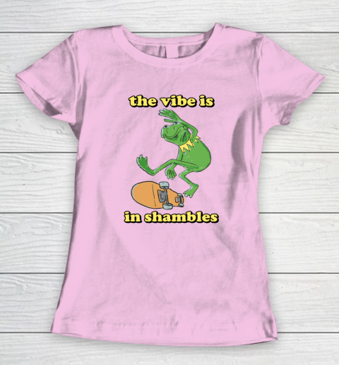 The Vibe Is In Shambles Kermit The Frog Women's T-Shirt 5