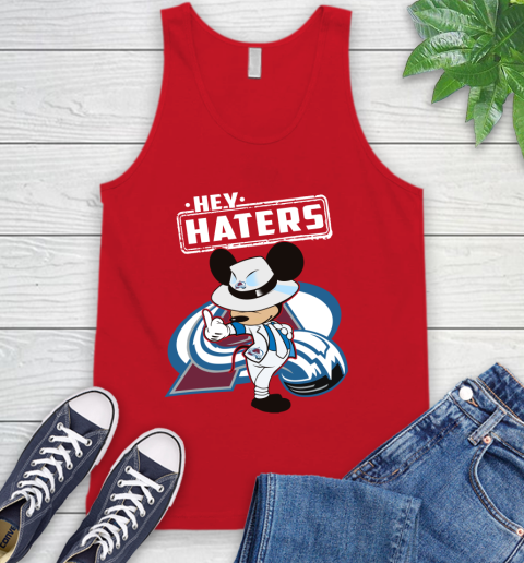 NHL Hey Haters Mickey Hockey Sports Colorado Avalanche Tank Top 5