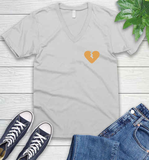 Marcus Lemonis broken heart V-Neck T-Shirt