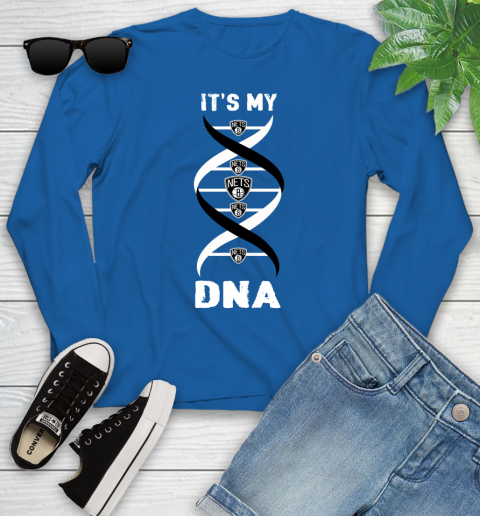 Brooklyn Nets NBA Basketball It's My DNA Sports Youth Long Sleeve 10